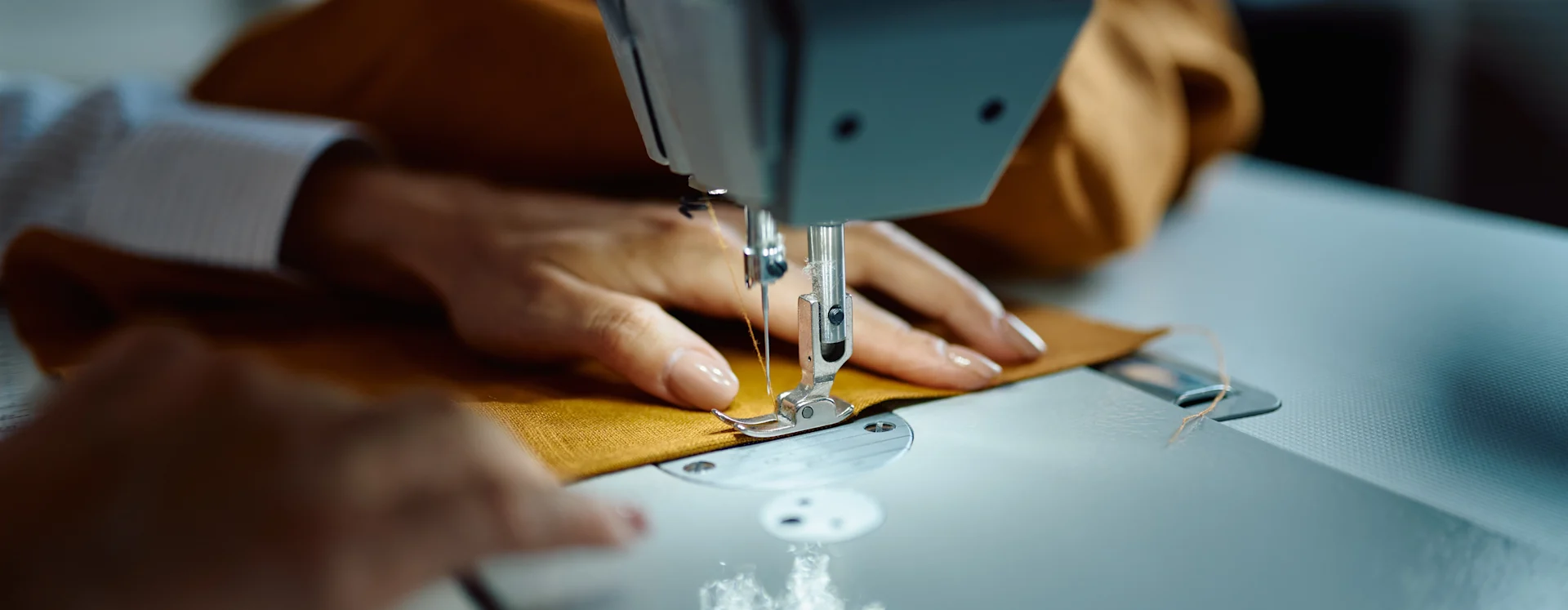 Woman producing fashion 