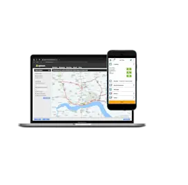 Proof of delivery screenshot on laptop and mobile.