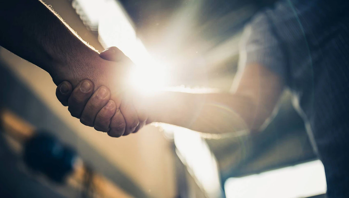 shaking hands