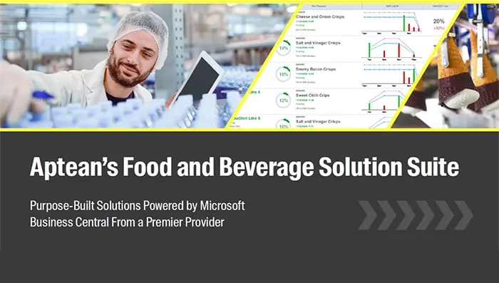 Aptean’s Food and Beverage Solution Suite: Brochure