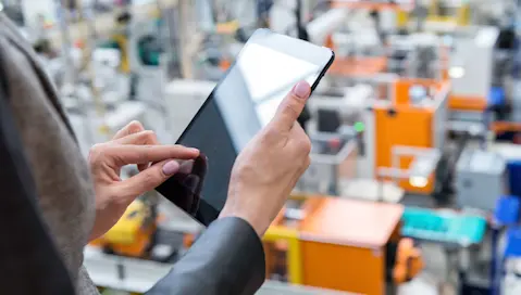 Tablet on distribution floor