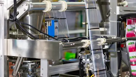Automatic food packing machine for industrial operations