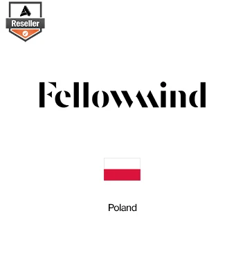 Partner Card - Fellowmind company logo with Poland flag