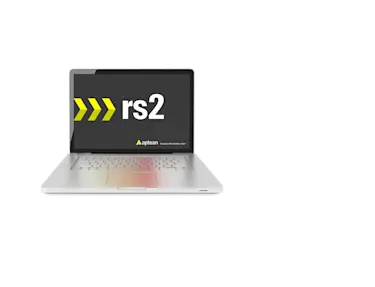 Laptop showing rs2 on the screen.