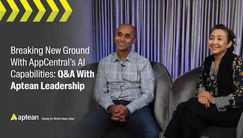 Breaking New Ground With AppCentral’s AI Capabilities: Q&A With Aptean Leadership TVN Reddy and Jenny Peng