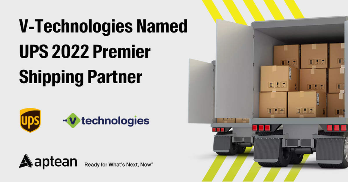 VTechnologies Leading Integrated UPS Shipping Partner