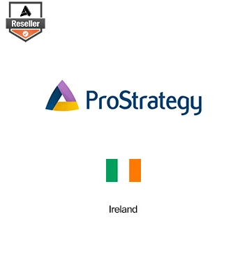 Partner Card - ProStrategy company logo with Ireland flag