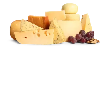 Blocs de fromage assortis