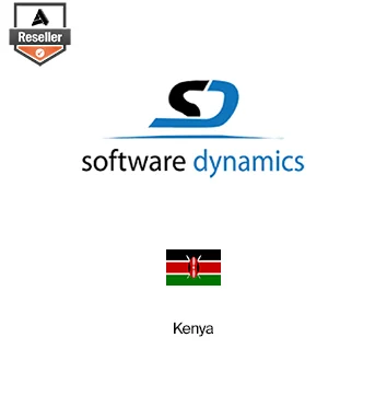 Partner Card - Software Dynamics company logo with Kenya flag