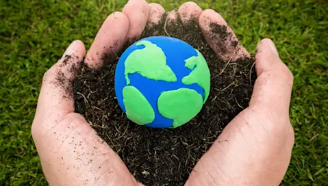 World in hands