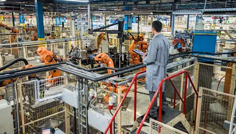 Factory floor monitor