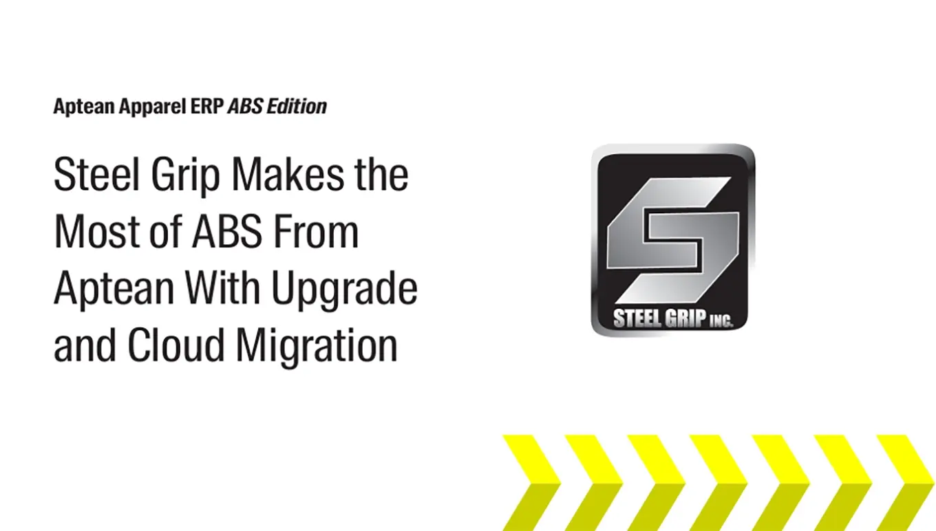 Steel Grip Makes the Most of ABS From Aptean With Upgrade and Cloud Migration