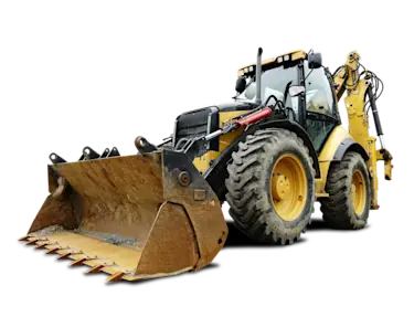Tractor with front-end loader