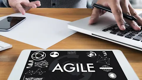 agile on tablet