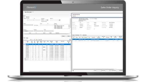 Momentis - Sales Order Inquiry