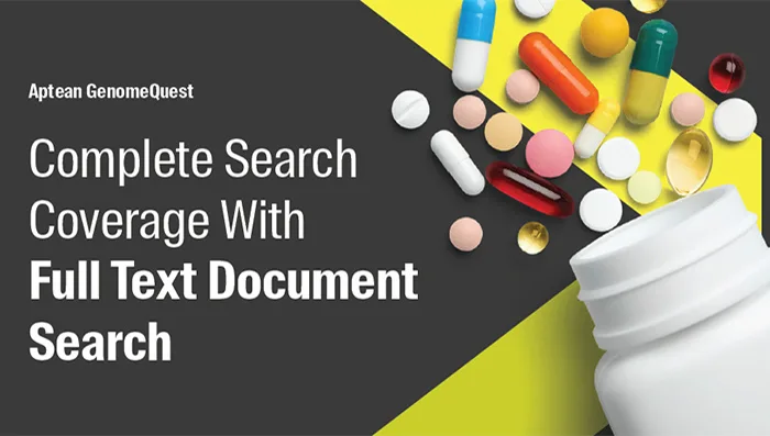 Aptean GenomeQuest - Full Text Document Search