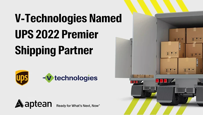 v-Technologies Named UPS 2022 Premier Shipping Partner
