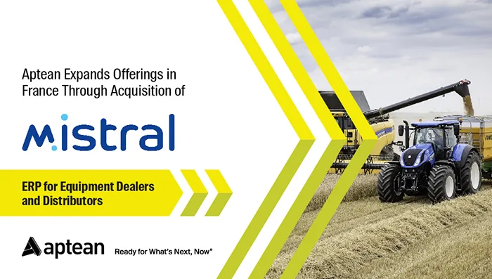 Aptean Expands Offerings in France Through Acquisition of Mistral