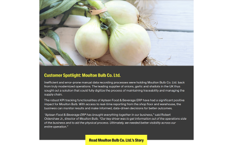 Customer Spotlight: Moulton Bulb Co. Ltd.