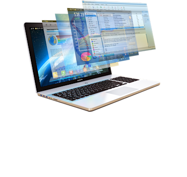 Data on laptop