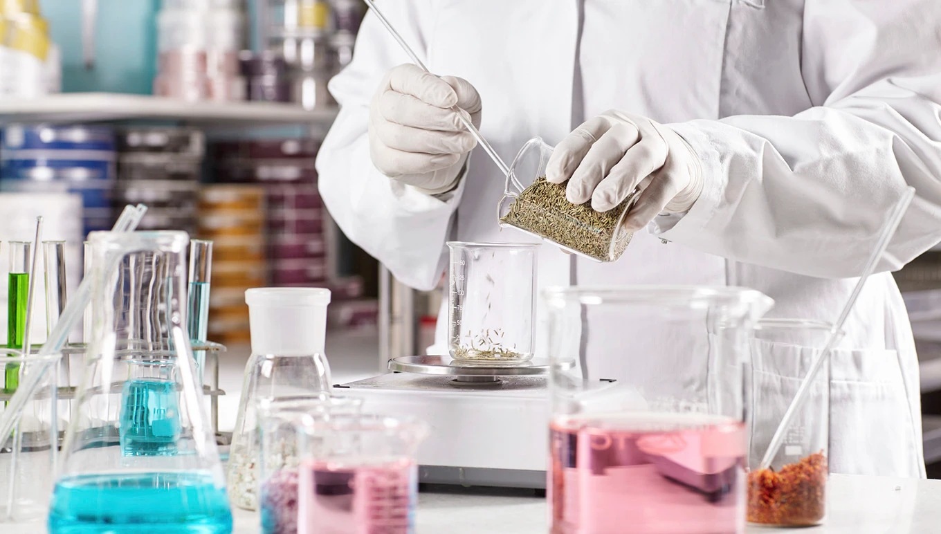 Scientist in lab