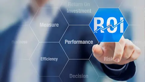 finger pointing at roi graphic