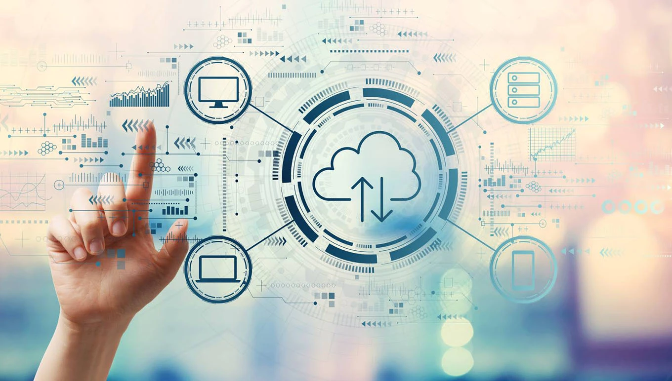 finger pointing at project cloud software design