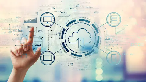 finger pointing at project cloud software design