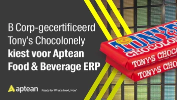 B Corp-gecertificeerd Tony's Chocolonely kiest voor Aptean Food & Beverage ERP