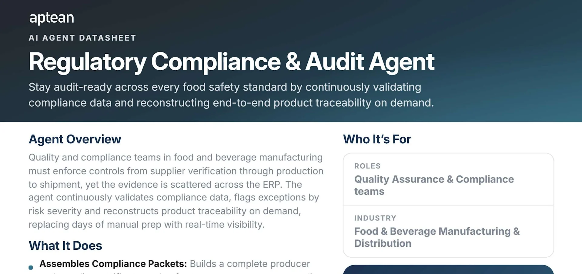 Regulatory Compliance & Audit Agent
