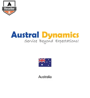 Partner Card - Austral Dynamics company logo with Australia flag
