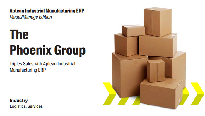 The Phoenix Group Triples Sales With Aptean Manufacturing ERP