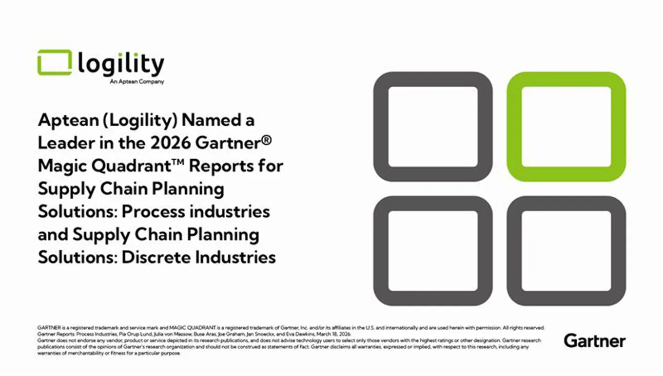 Aptean (Logility) Named a Leader in the 2026 Gartner® Magic Quadrant ...