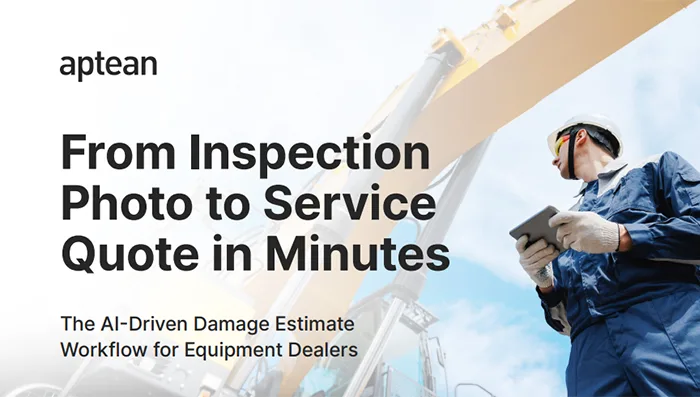 From Inspection Photo to Service Quote in Minutes