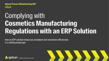 Complying with Cosmetics Manufacturing Regulations with an ERP Solution