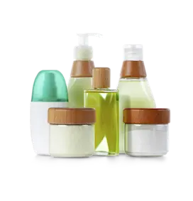 Bottles of lotion for personal care