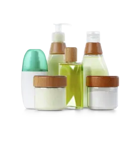 Bottles of lotion for personal care