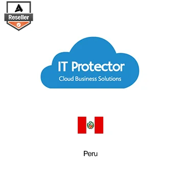 Partner Card - IT Protector company logo with Peru flag