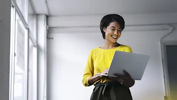 Woman on laptop