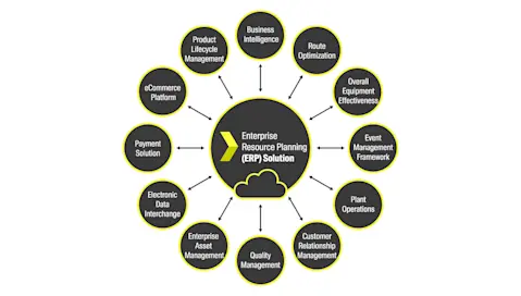 Wheel diagram for ERP