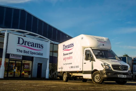 Dreams delivery truck