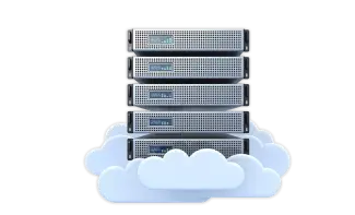 Server-Stack in der Cloud.