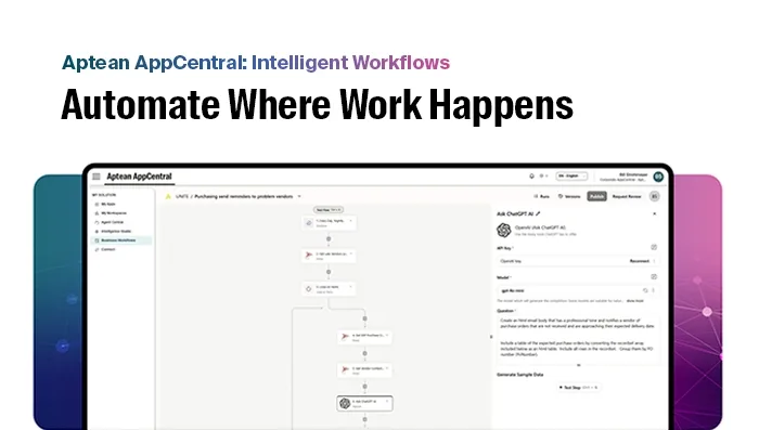 Aptean Intelligence: Intelligent Workflows