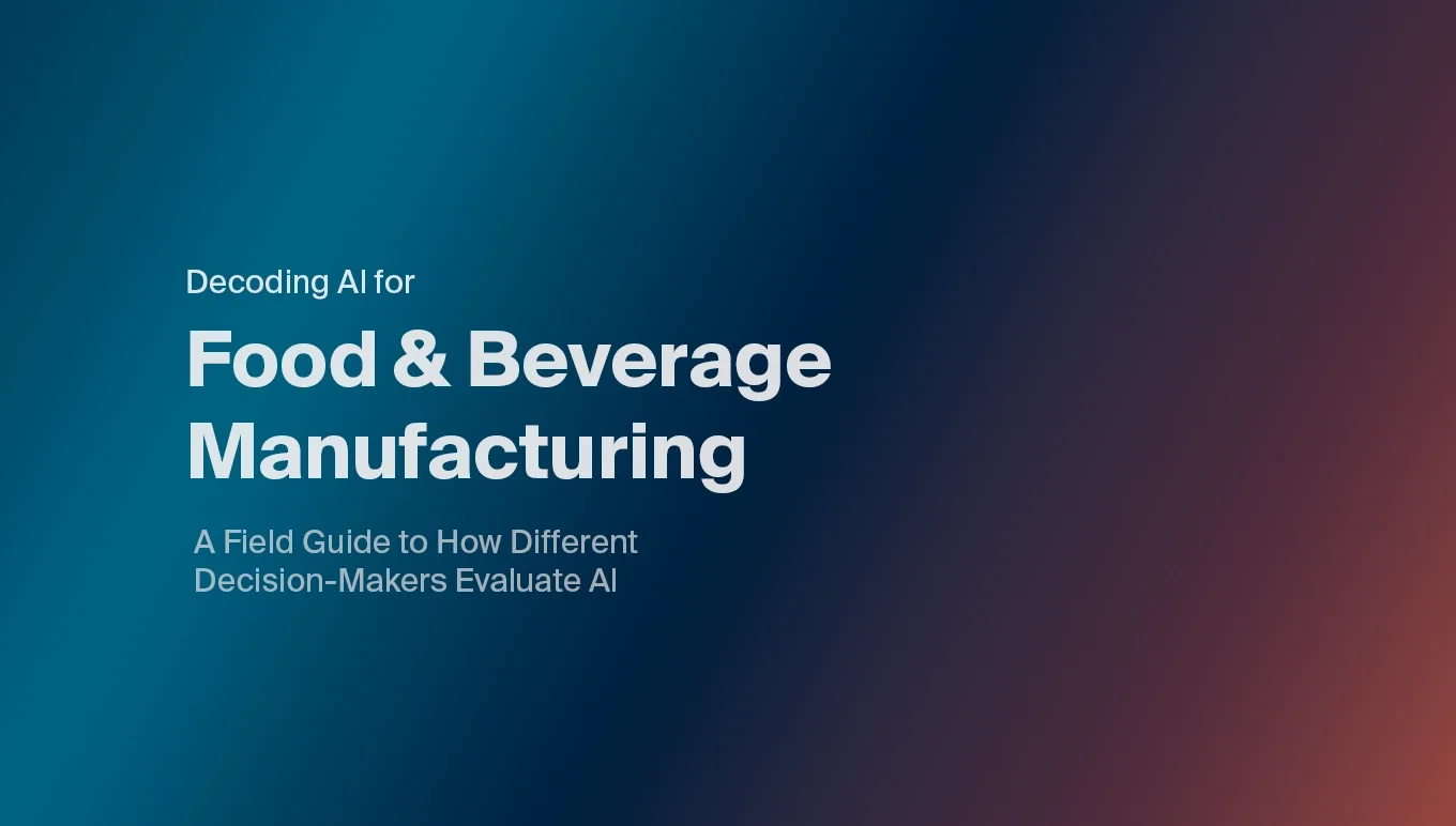 Decoding AI for Food & Beverage Manufacturing | Aptean