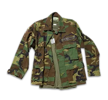 Long sleeve camouflage design shirt 