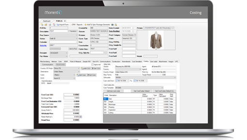 Momentis - PLM Costing