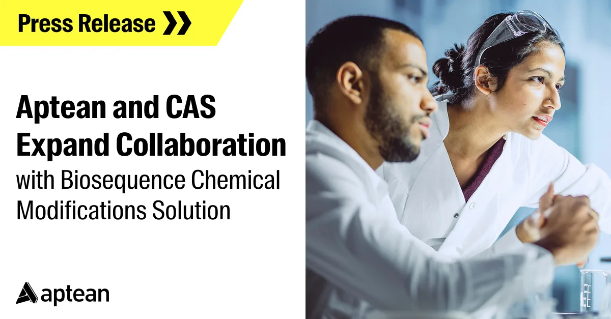 Press Release - Aptean and CAS Expand Collaboration