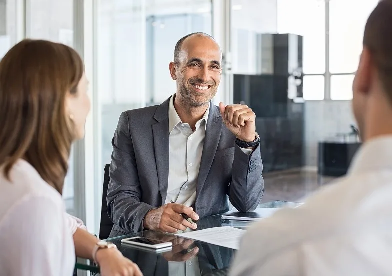 Finance professional reviewing financial data and business reports