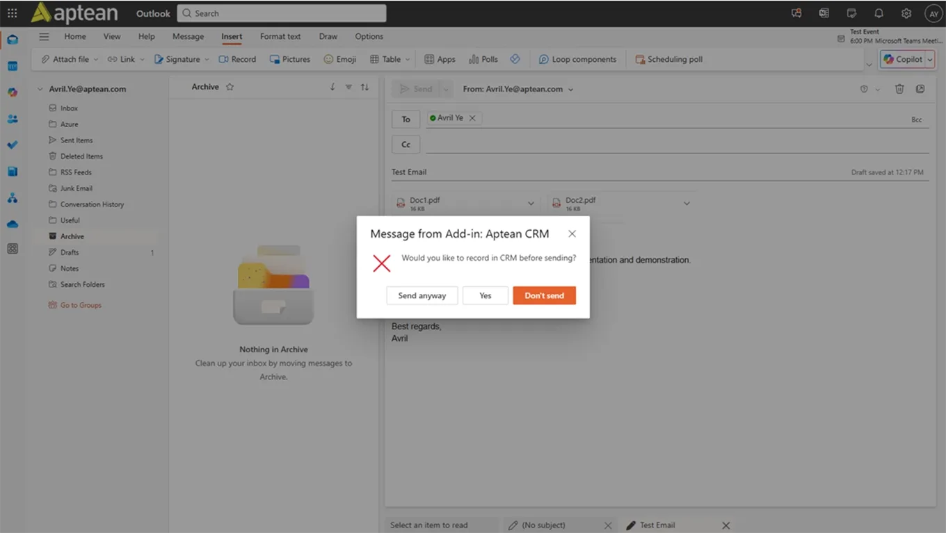 card-aptean-crm-10106-outlook-web-client-add-in-guide-fig8