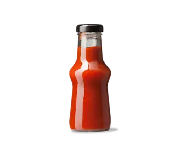 Une bouteille de sauce barbecue